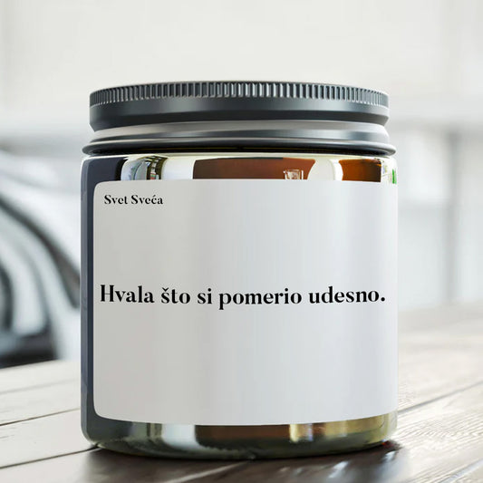 Hvala što si pomerio udesno.